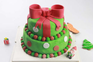 [tomato Recipe] Christmas Gift Box Fondant Cake-christmas Gift that Touches Your Soul recipe