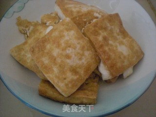 Fried Tofu with Meat recipe
