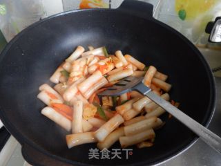 Rice Cake with Gushao Sauce recipe