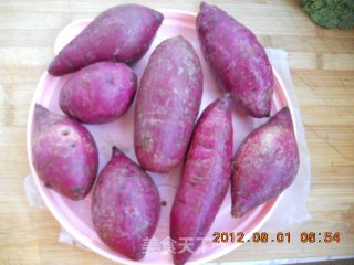 Pumpkin Purple Potato Cake recipe