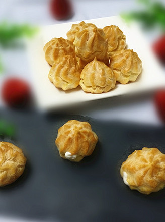 Cream Puffs (vegetable Oil Version) recipe