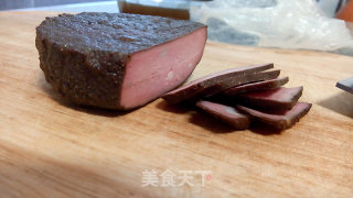 Vegetarian Stir-fried Blood Tofu recipe