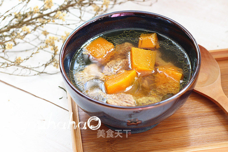 Pumpkin Beef Soup recipe