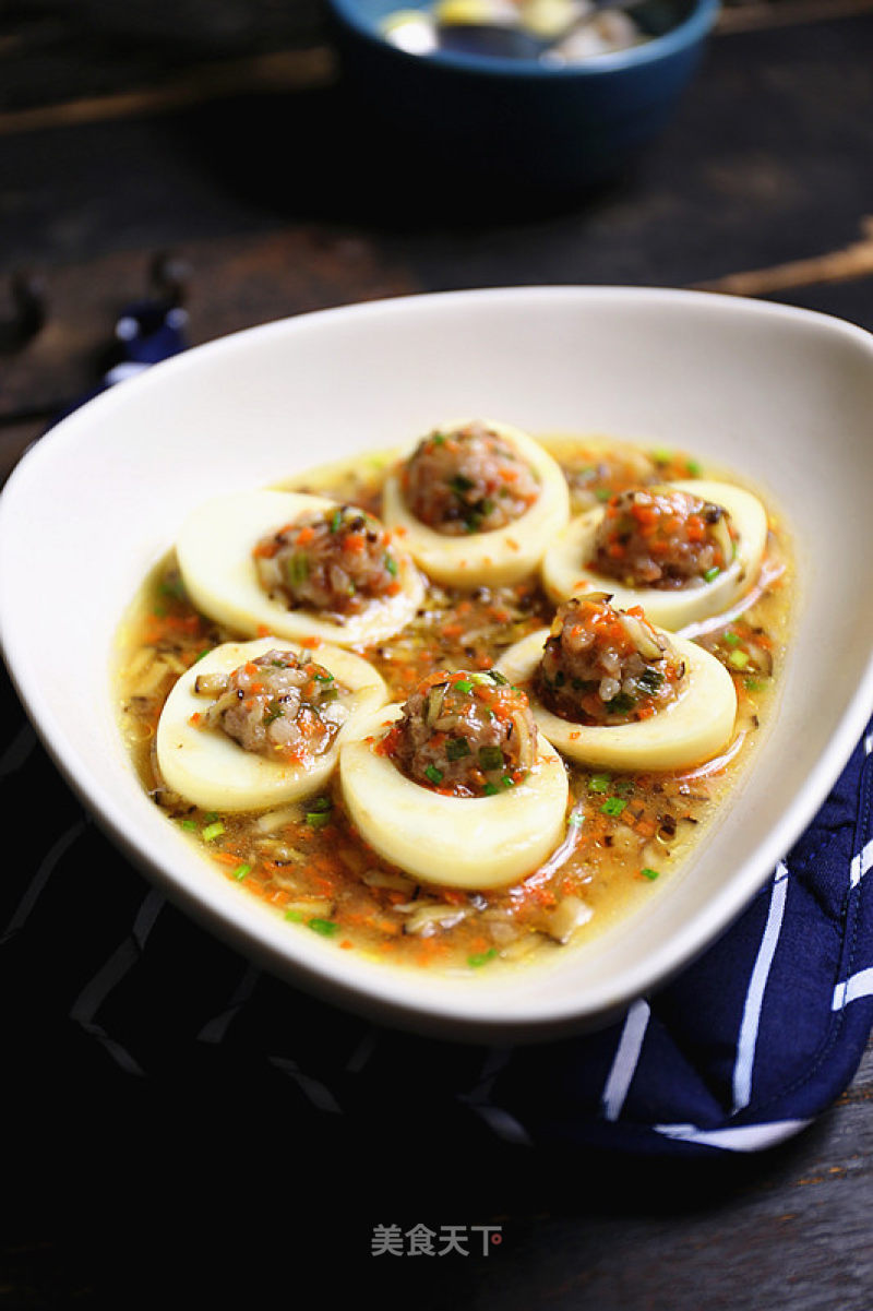 Baby's Favorite Egg Stuffed Meatballs recipe