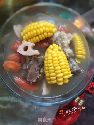 Corn Pork Ribs Soup recipe