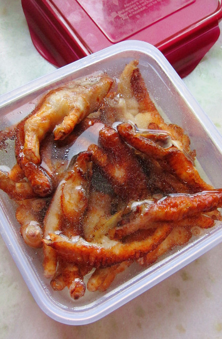 Tiger Skin and Chicken Claws recipe