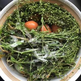 March 3 ~ Shepherd's Purse Boiled Eggs recipe