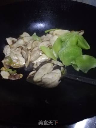 Roasted Pleurotus Eryngii with Lettuce recipe