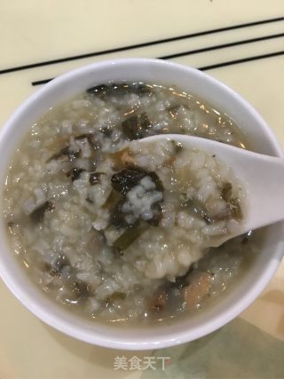 Dragon Bone and Dried Vegetables Porridge recipe