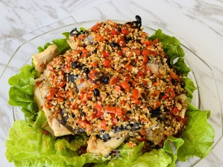 Fish Head Tough Tofu with Hemp Seed Chopped Pepper recipe