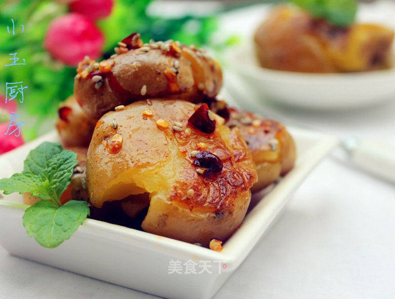 Pan-fried Baby Potatoes recipe