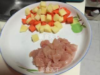 Curry and Rice with Bear Sleeping under A Quilt recipe