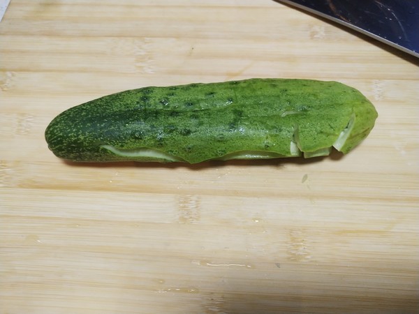 Cucumber Vegetarian Chicken (not Spicy Version) recipe