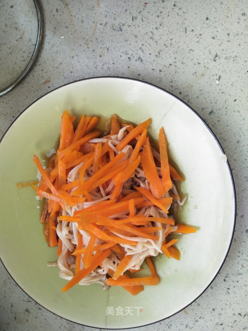 Summer Side Dish: Cold White Jade Mushroom recipe