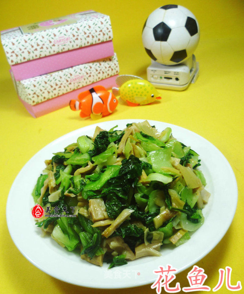 Lamb Tail Bamboo Shoots Stir-fried Hand-made Vegetables recipe