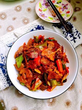 Pickled Pepper and Dried Bamboo Shoots Twice Cooked Pork recipe