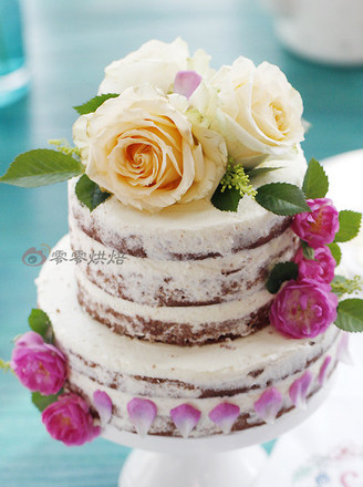 Black Forest Flowers Naked Cake recipe