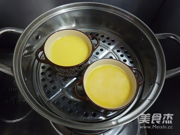 Steamed Egg with Scallops recipe