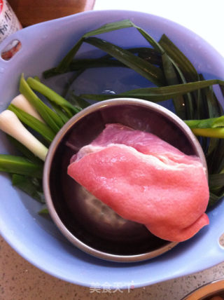 Twice Cooked Pork with Garlic Sprouts recipe