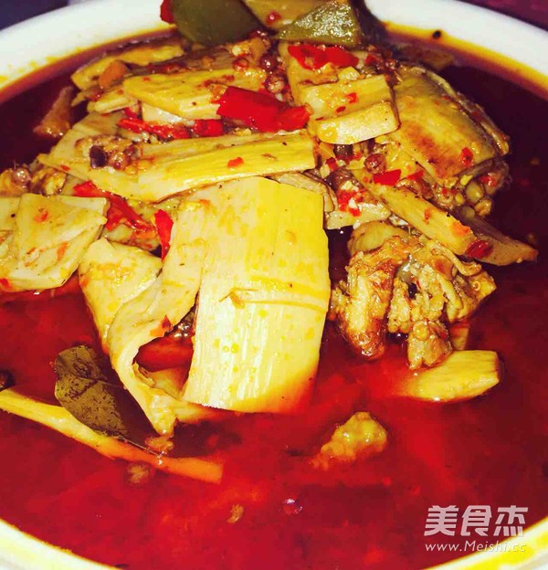 Roast Chicken with Bamboo Shoots recipe