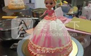 Skirt Barbie Cake recipe