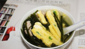 Seaweed Egg Soup recipe