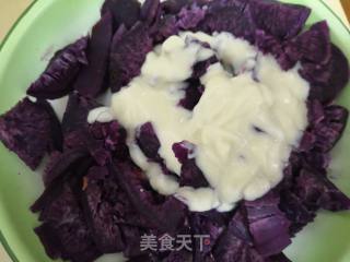 Purple Sweet Potato Cake Roll recipe