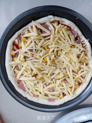 Bacon Corn Kernel Pizza recipe