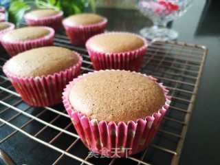 Cocoa Chiffon Cupcakes that Do Not Defoam, Crack, and Collapse recipe