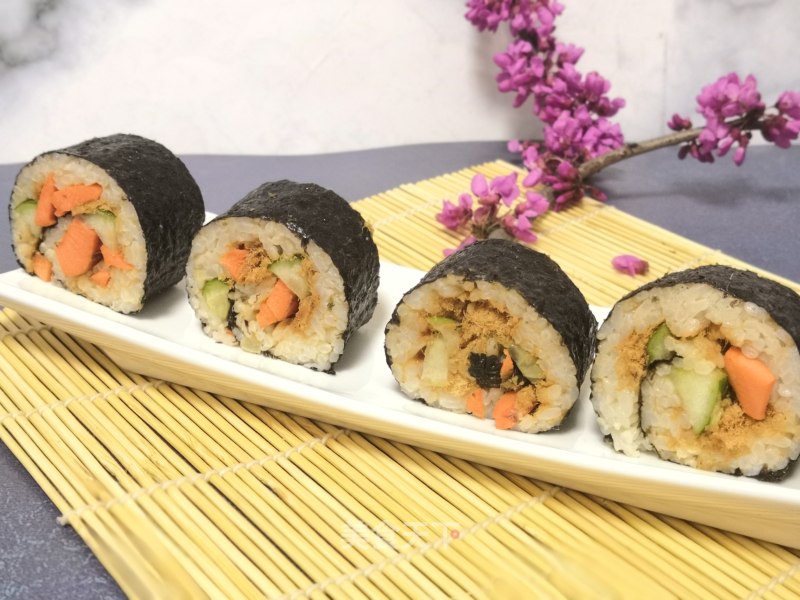 Cucumber Carrot Sushi recipe