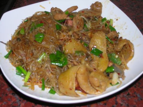 Spicy Vermicelli Chicken recipe