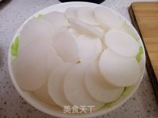 Steamed White Radish recipe
