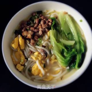 [longyan Yongding] Minced Meat, Eggs, Vegetables and Rice Noodles recipe