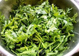 #快手懒人饭#fen Steamed Chrysanthemum recipe