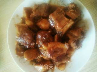 Braised Pork Ribs with Taro recipe