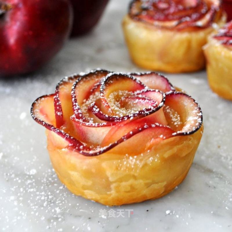 Rose Pattern Apple Tower recipe