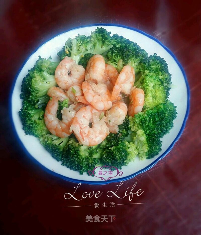 Stir-fried Broccoli with Shrimp recipe
