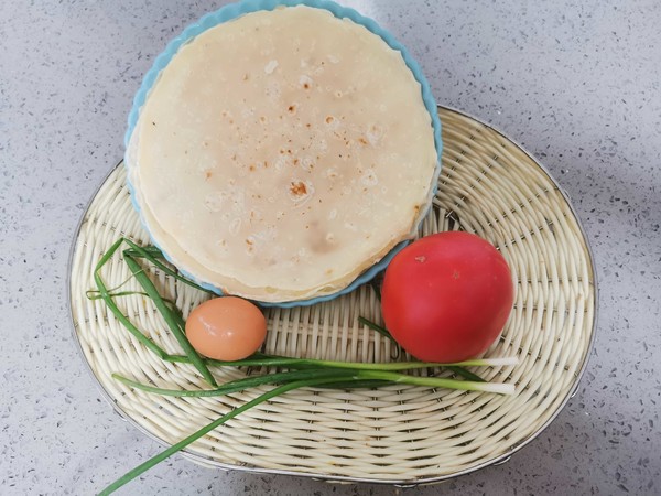 Pancakes with Tomato and Egg recipe