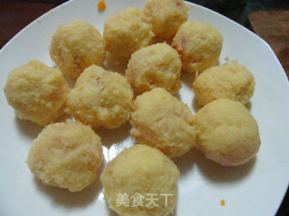 #新良首第届消防大赛# Custard Pork Floss Egg Yolk Crisp recipe