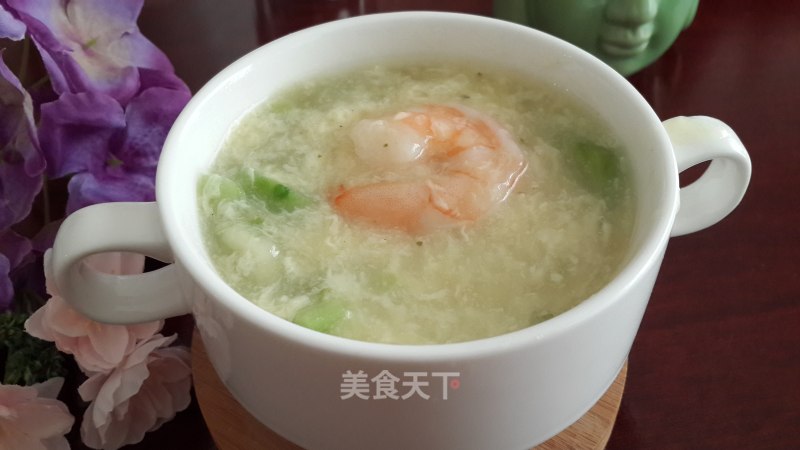 Shrimp and Loofah Soup recipe