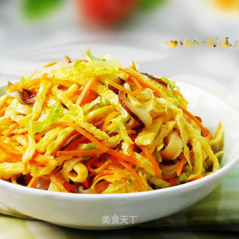 Cold Egg Shreds recipe