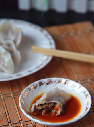 Bamboo Shoots and Dried Vegetables Pork Dumplings recipe