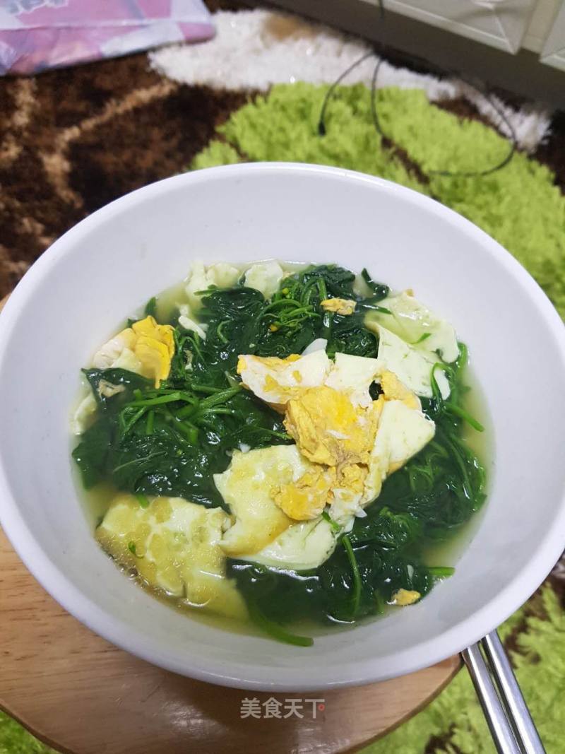 White Cauliflower and Egg Soup recipe