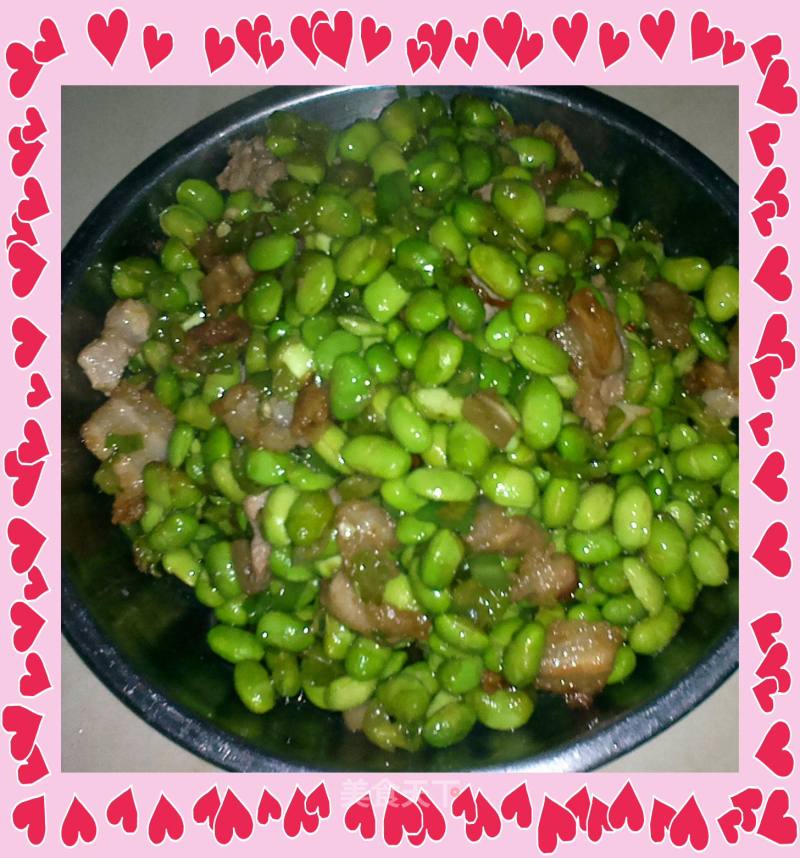 [xinhe Seasoning] Trial Report-----stir-fried Edamame with Sliced Pork in Home Cooking recipe