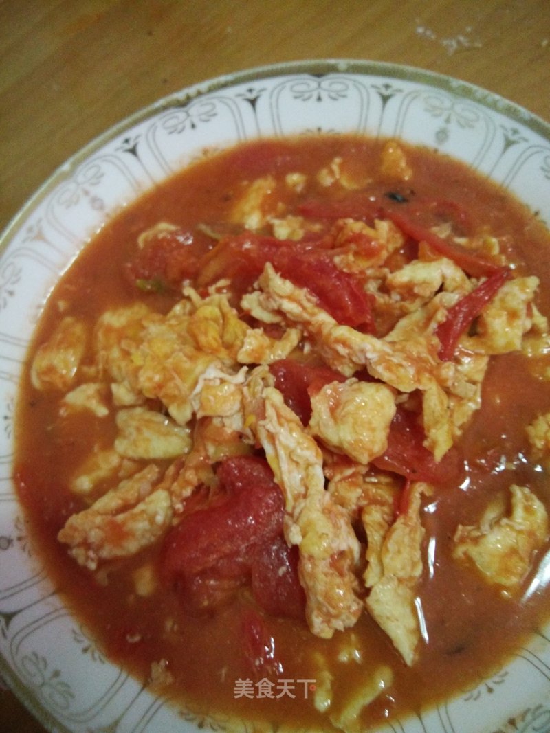 Scrambled Eggs with Tomatoes recipe