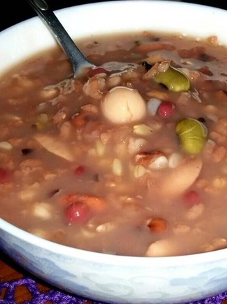 Longan and Lotus Seed Eight-treasure Porridge recipe