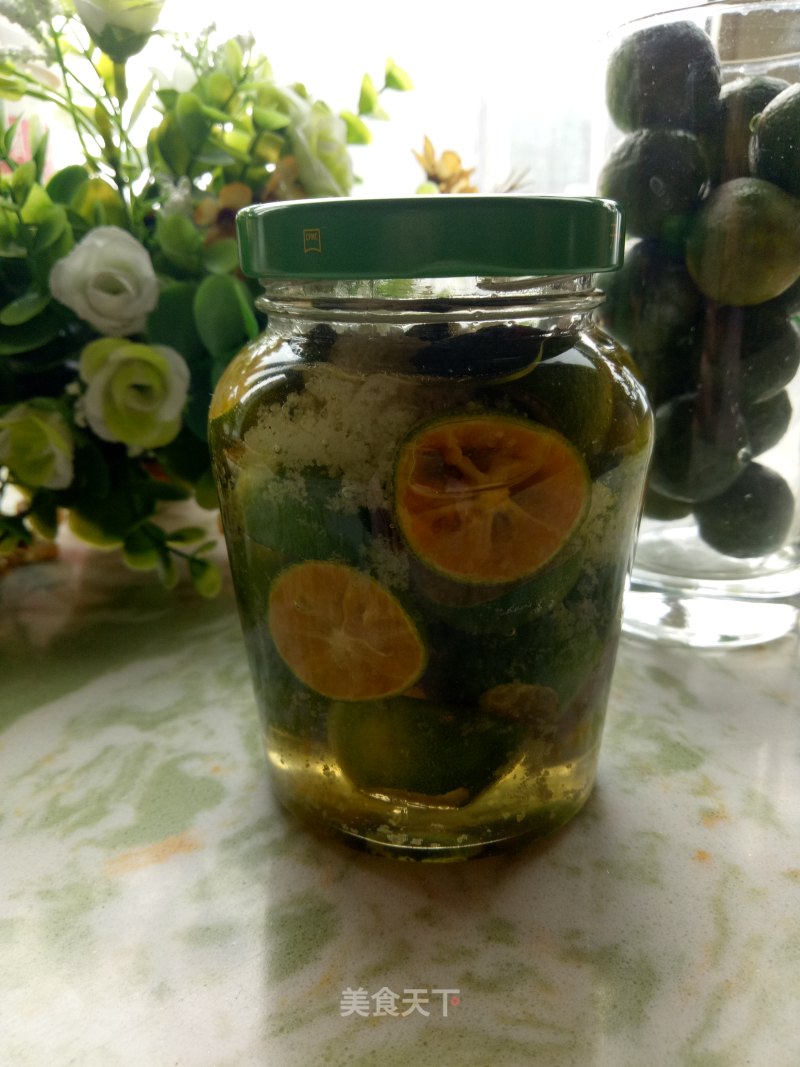 Candied Green Kumquat recipe