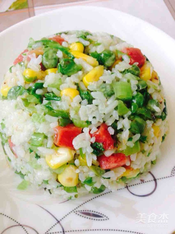 Mixed Vegetable Fried Rice recipe