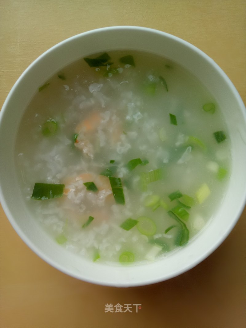 Shallot Sea Rice Porridge recipe