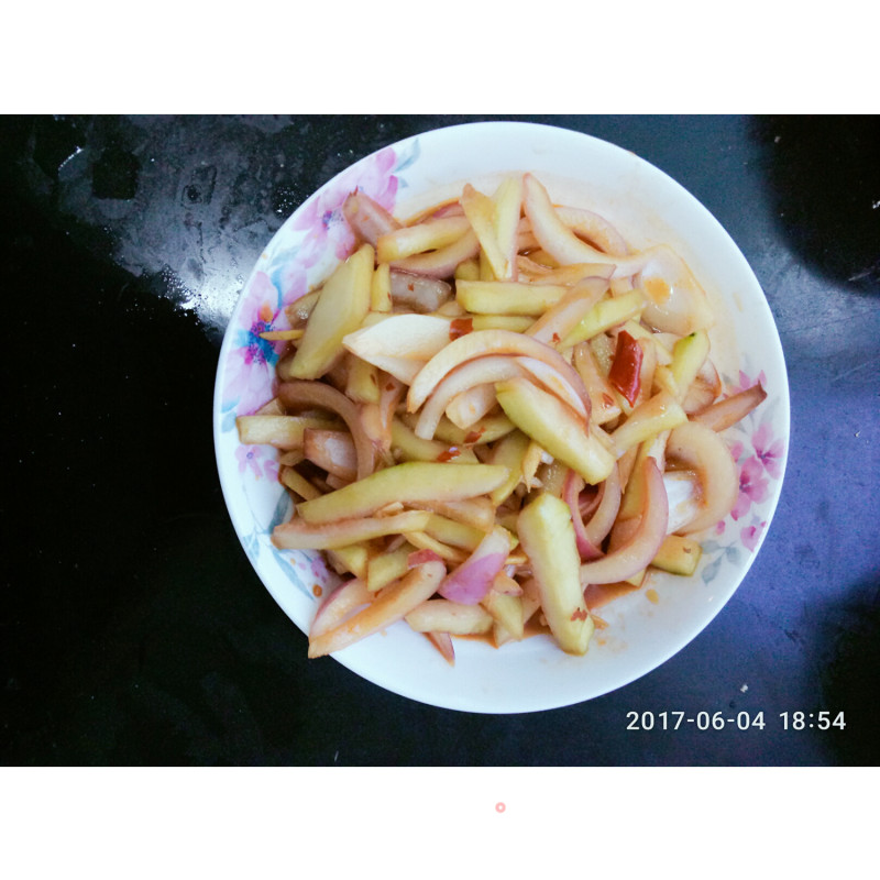 Cold Watermelon Peel 🍉, this Summer is The Best Match with Onions recipe